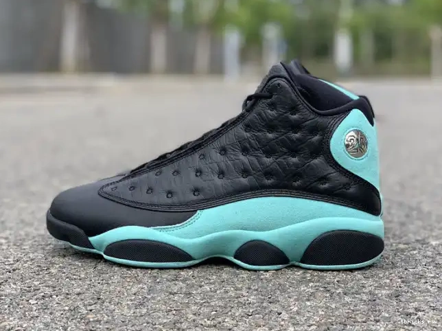 Cheap TB Retro Air 13 Jordan Island Black 414571-030 Green 0423